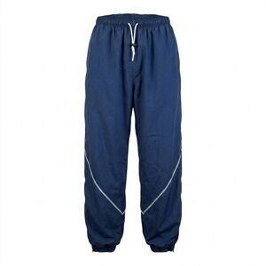 USAF Training Pants Mens L Navy Reflective Windbreaker Baggy Y2K Track Pants EUC